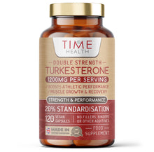 Load image into Gallery viewer, Turkesterone – 1200mg – Double Strength – 120 Capsules – Natural Ajuga Turkestanica Extract – Muscle Recovery & Strength Support – Performance Enhancer
