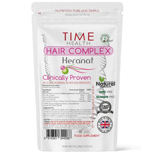 Load image into Gallery viewer, Hair Complex – Premium Brand Keranat™ – Improves Hair Brightness, Volume & Beauty – Clinically Proven, Patented Formula - 60 Capsules