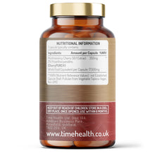 Load image into Gallery viewer, Montmorency Cherry (Prunus Cerasus) Capsules – Maximum Strength 50:1 Extract – 17500mg Wholefood Equivalent per Capsule – Made with CherryPURE® Tart / Sour Cherries 2% Proanthocyanidins - 120 Capsules