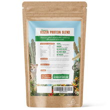 Load image into Gallery viewer, Organic & Raw Vegan Protein Blend (20 Servings, 600g Powder) – Pea, Pumpkin, Hemp Protein – Contains All Essential Amino Acids – Protein Shake - Vanilla Flavour