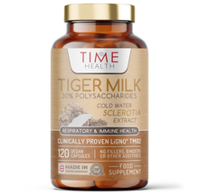 Load image into Gallery viewer, Tiger Milk Mushroom – Clinically Studied LiGNO TM02® – Neuroplasticity, Respiratory & Immune Health – 60 / 120 Capsules