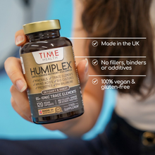 Load image into Gallery viewer, Humiplex® – Fulvic & Humic Multi-Nutrient Complex – Minerals, Trace Elements, Amino Acids, Probiotics & Prebiotics – pH Balance, Detox & Digestion - 120 Capsules