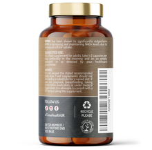 Load image into Gallery viewer, Ultra NMNH (Dihydronicotinamide Mononucleotide) – 10X Increase in NAD+ Levels – Cellular Energy & Longevity – UTHPEAK® - 60 Capsules