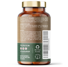 Load image into Gallery viewer, Vitamin K Complex – Active Forms K1 + K2 (MK-7 & MK-4) – 6700μg per Serving – Heart & Bone Health – 60 Capsules