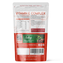 Load image into Gallery viewer, Vitamin E Complex – All 8 E Tocopherols & Tocotrienols – 60 Pullulan Capsules – Plant-Based & Whole Food – Orangutan Friendly – Vegan – No Fillers, Binders or Flow Agents