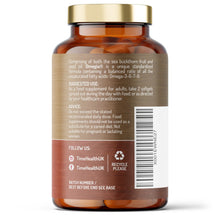 Load image into Gallery viewer, Wildcrafted Sea Buckthorn – Omega 3, 6, 7 & 9 – Optimal Eye & Skin Health – Carrageenan Free – Formulated with Premium Omegia® – Vegan, Kosher, Non-GMO - 120 Softgels