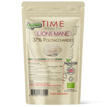 Load image into Gallery viewer, Lions Mane Organic –  37% Polysaccharides / 4/5% Beta Glucans – Grown in The EU - Capsules / Powder
