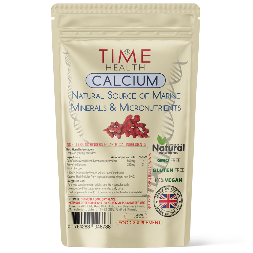 Marine Calcium and Trace Minerals from Lithothamnium calcareum - 120 capsules