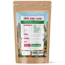 Load image into Gallery viewer, Organic Super Berry Blend – Freeze-Dried Blueberry, Blackcurrant, Acerola Cherry, Maqui & Acai – 125g Powder