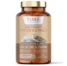 Load image into Gallery viewer, Pure Oyster Meat Extract - High in Zinc and Taurine - 120 Capsules