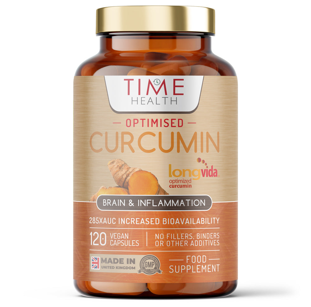 Longvida Optimised Curcumin Extract from Turmeric – Clinically Proven – 285xAUC Increased Bioavailability – 120 Capsules