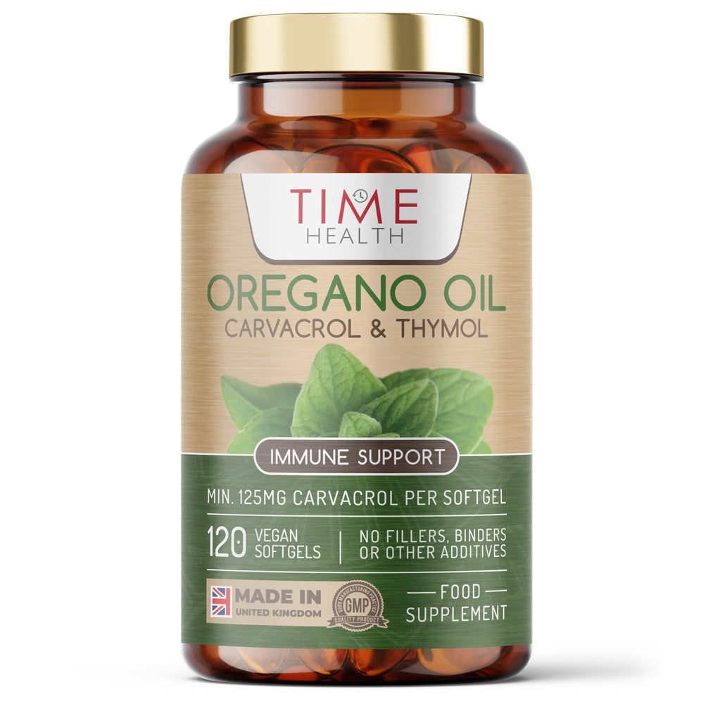 Oregano Oil (Oreganum vulgare) Softgels – Carrageenan-Free – High in Carvacrol & Thymol – Microbiome & Immunity Support - 120 Softgels