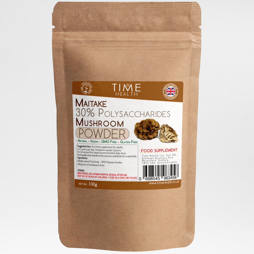 Maitake (Grifola frondosa) Mushroom Extract 100g Powder – 30% Polysaccharides