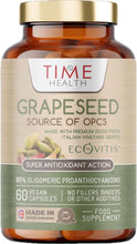 Load image into Gallery viewer, OPC Grape Seed Extract Capsules – Min. 95% OPCs – Made with Italian Vineyard Grapes – Premium Brand Ecovitis™ – 60 Capsules

