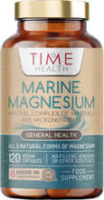 Load image into Gallery viewer, Marine Magnesium - Purified Sea Water - Minerals &amp; Micronutrients - 308mg of Magnesium - 120 Capsules
