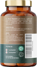 Load image into Gallery viewer, Marine Magnesium - Purified Sea Water - Minerals &amp; Micronutrients - 308mg of Magnesium - 120 Capsules
