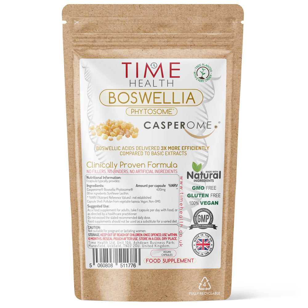 Boswellia Phytosome® – 25% Triterpenic Acids – Clinically Proven Formula – Made with Casperome® - 60 Capsules
