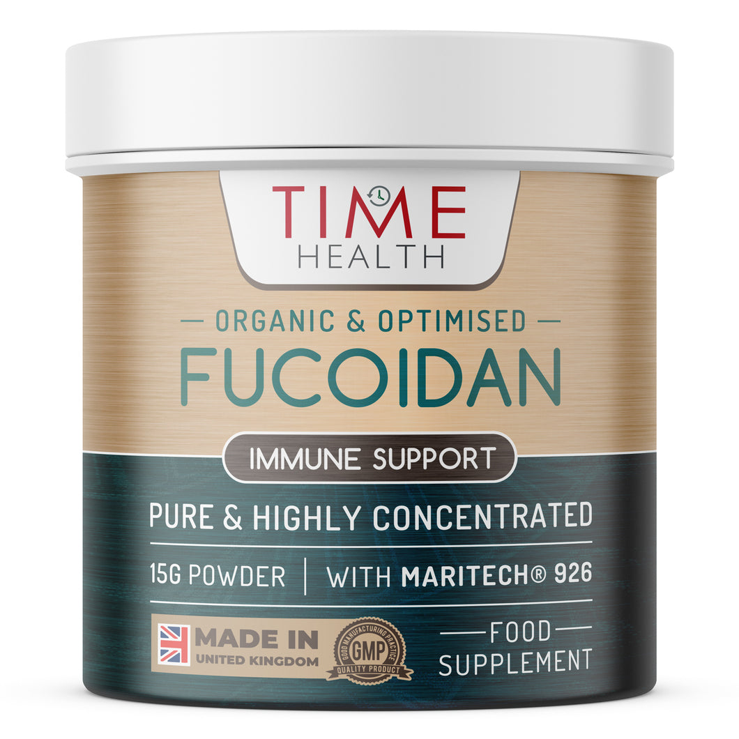 Organic Fucoidan Powder – Optimised Formula – Maritech® – Naturally Derived from Patagonian Wakame Seaweed - 15g