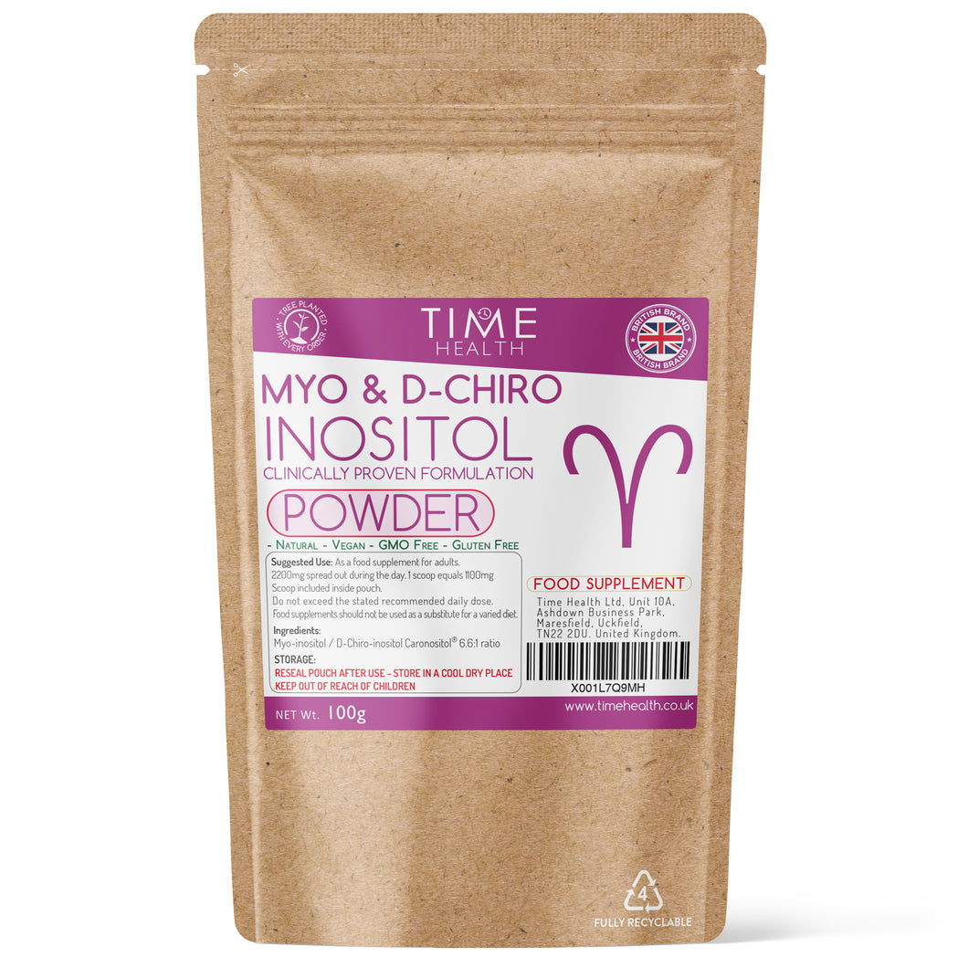 New & Improved: Myo & D Chiro Inositol – Clinically Proven – 6X more D-Chiro-Inositol for Enhanced Benefits – PCOS Support