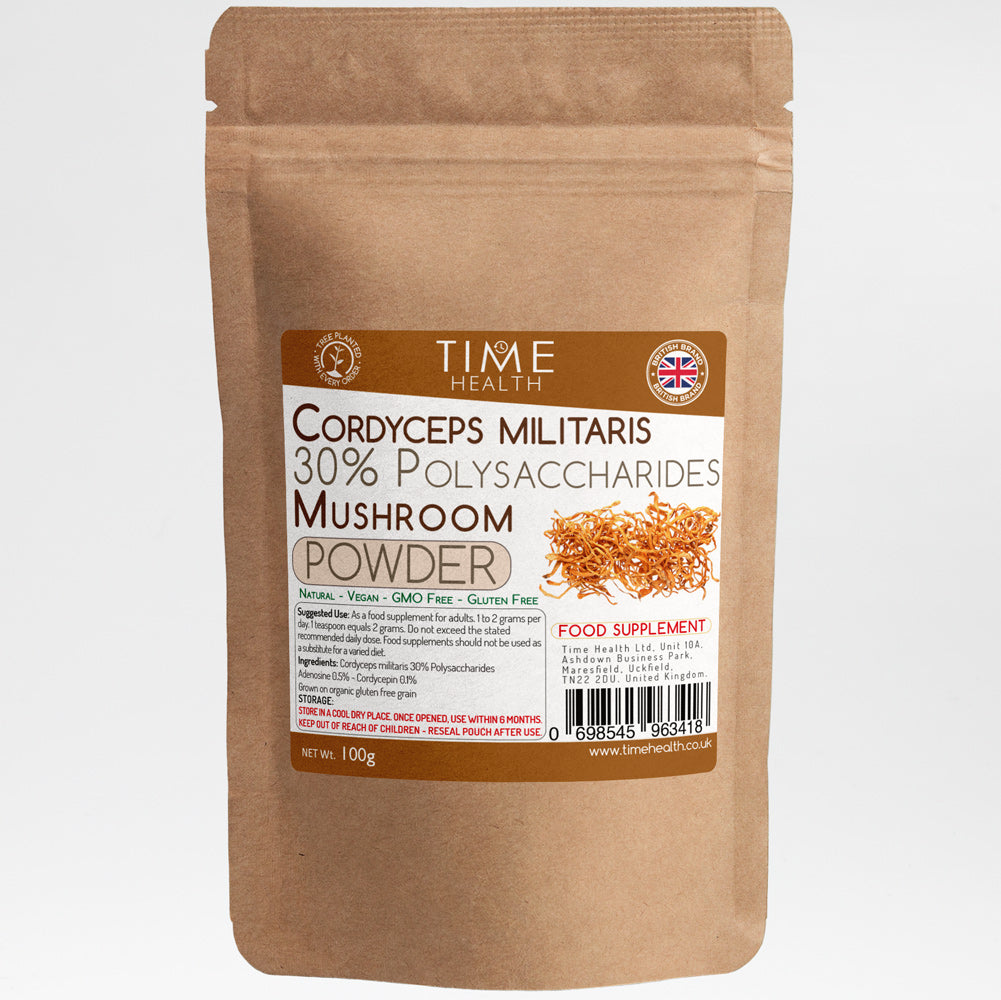 Cordyceps Militaris Mushroom Extract 100g powder – 30% Polysaccharides Cordycepin 0.1%