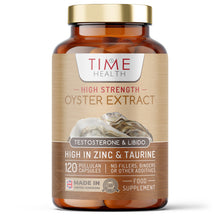 Load image into Gallery viewer, Pure Oyster Meat Extract - High in Zinc and Taurine - 120 Capsules
